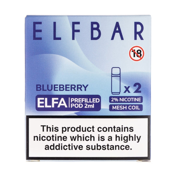 Blueberry Elfa Prefilled Pods by Elf Bar