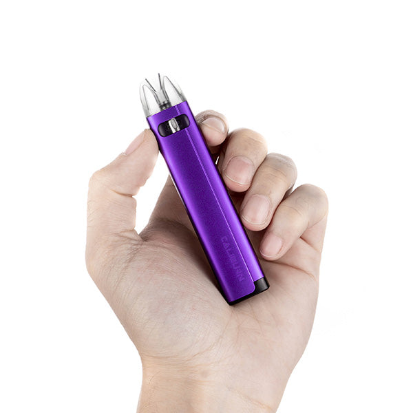 Caliburn A2S Pod Kit in Purple Hand Check