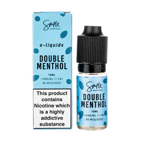 Double Menthol E-Liquid by Simple Essentials