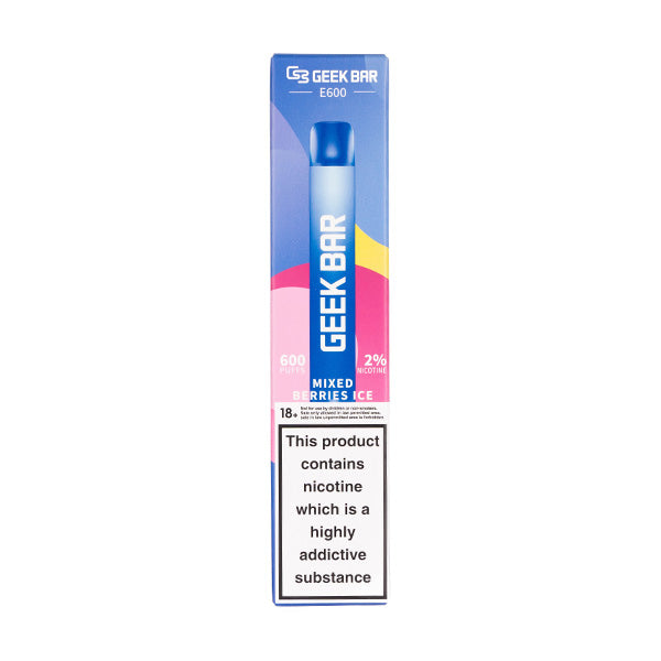 Geek Bar E600 Disposable Vape in Mixed Berries Ice