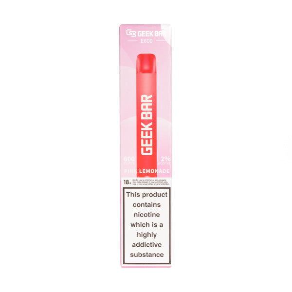 Geek Bar E600 Disposable Vape in Pink Lemonade