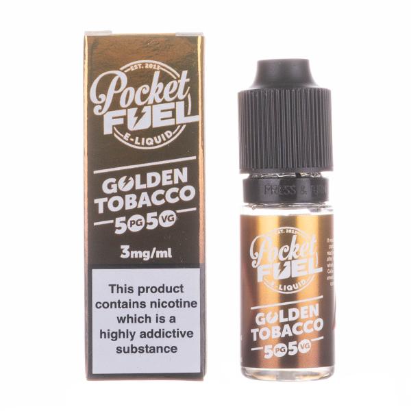 Golden Tobacco 50/50 E-Liquid by Pocket Fuel