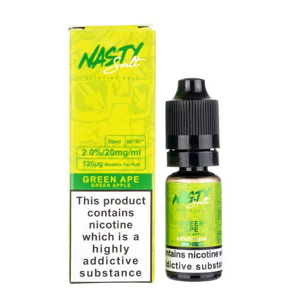 Green Ape Nic Salt E-Liquid by Nasty Juice