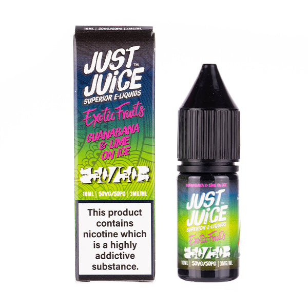 Guanabana & Lime on Ice 50/50 E-Liquid by Just Juice