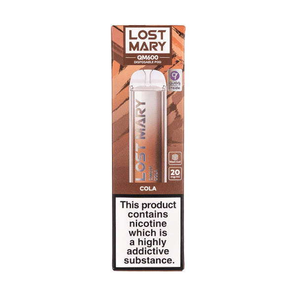 Lost Mary QM600 Disposable Vape Pen in Cola