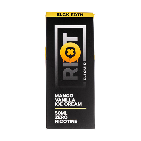 Mango Vanilla Ice Cream 100ml Shortfill E-Liquid by Riot Squad