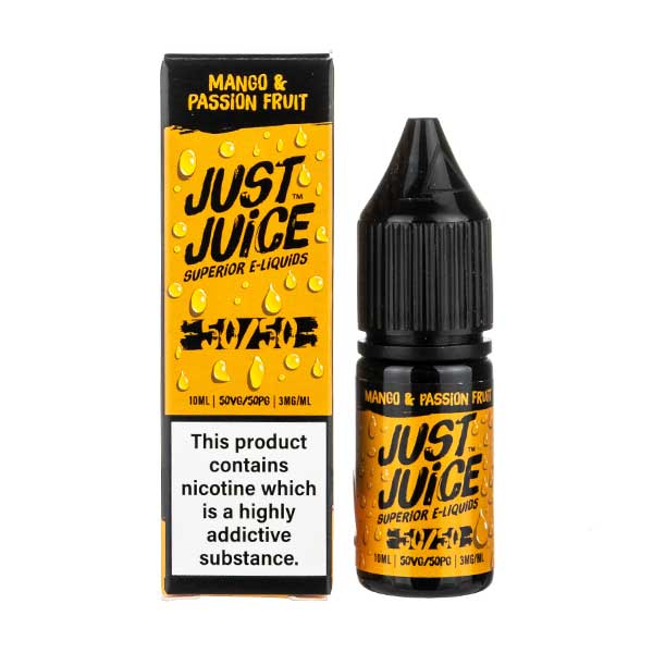 Mango & Passion Fruit 50/50 E-Liquid by Just Juice