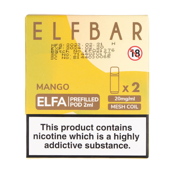 Mango Elfa Prefilled Pods by Elf Bar