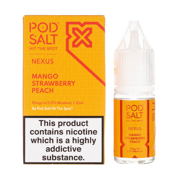 Mango Strawberry Peach Nic Salt by Pod Salt Nexus