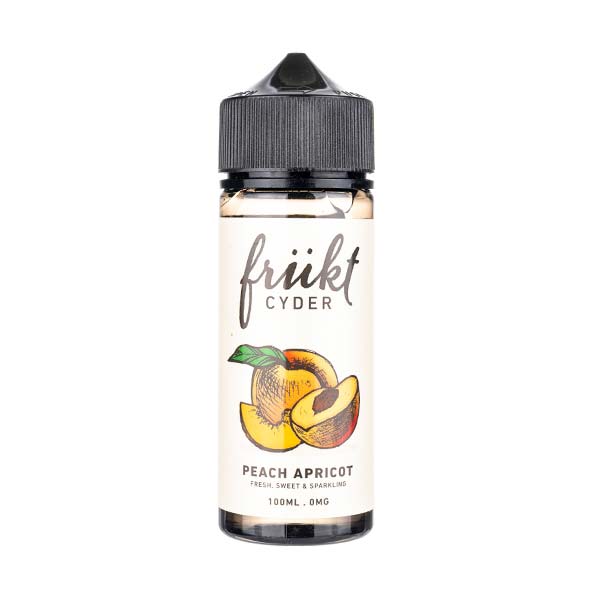 Peach Apricot 100ml Shortfill E-Liquid by Frukt Cyder