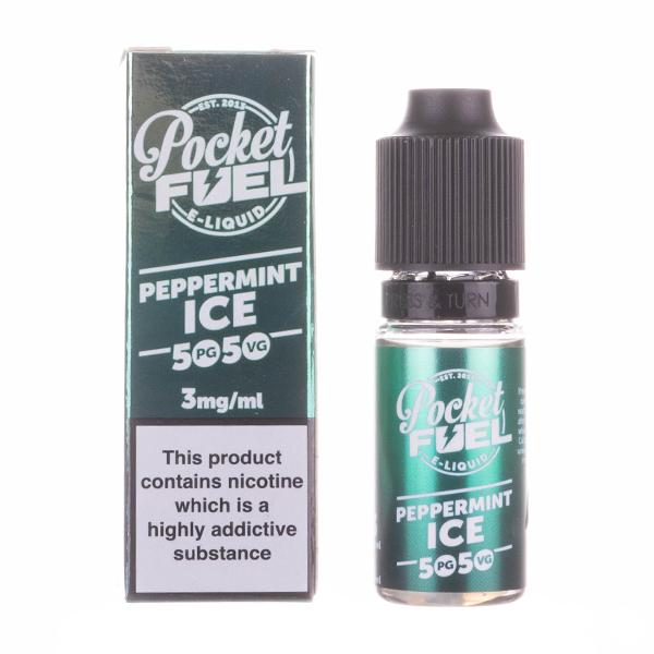 Peppermint Ice 50/50 E-Liquid by Pocket Fuel