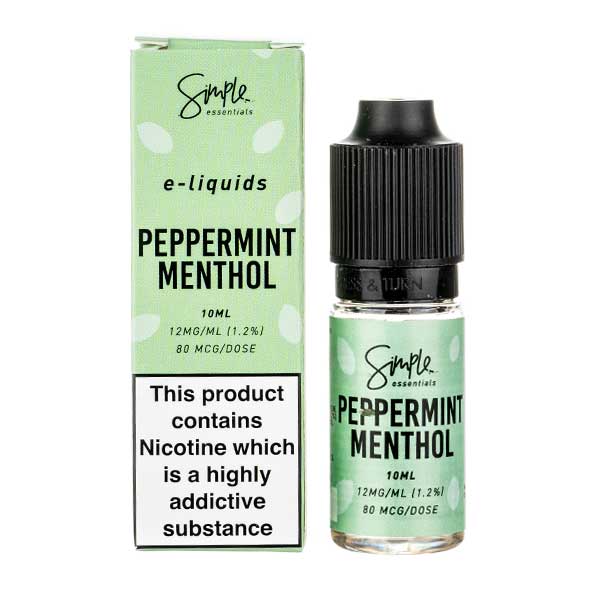 Peppermint Menthol E-Liquid by Simple Essentials
