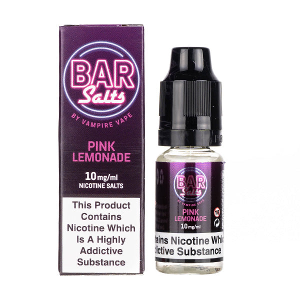 Pink Lemonade Nic Salt E-Liquid by Vampire Vape Bar Salts