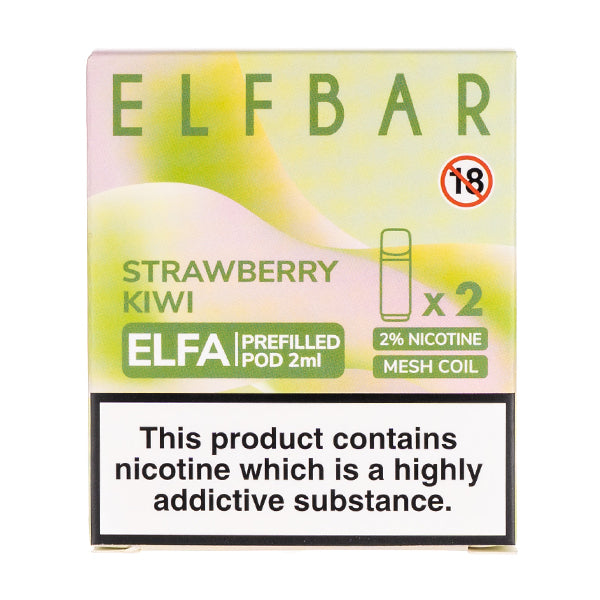 Strawberry Kiwi Elfa Prefilled Pods by Elf Bar