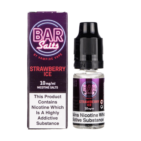 Strawberry Ice Nic Salt by Vampire Vape Bar Salts