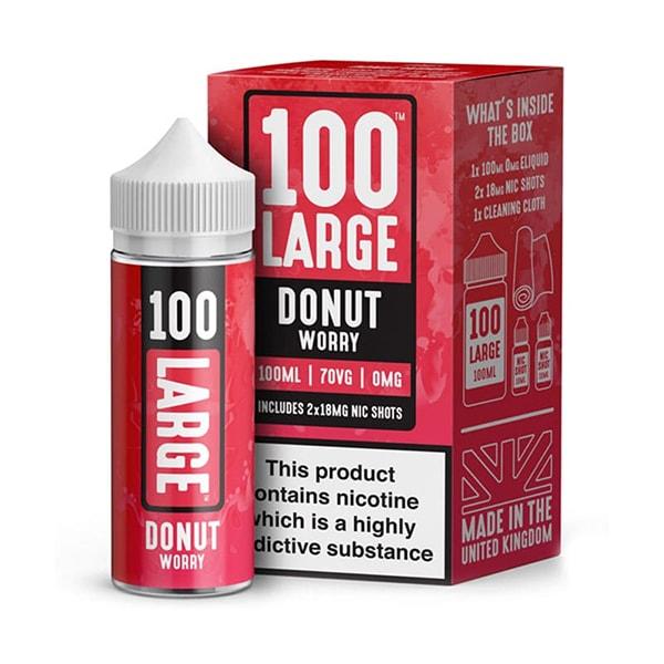 Donut Worry 100ml Short Fill E-Liquid by 100 Large