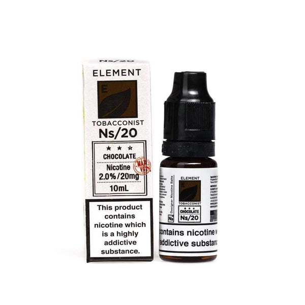 NS20 Element Tobacconist Chocolate Tobacco E-Liquid