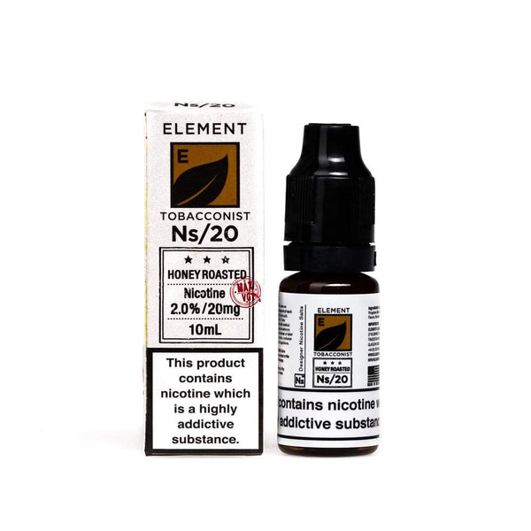 NS20 Element Tobacconist Honey Roasted Tobacco E-Liquid