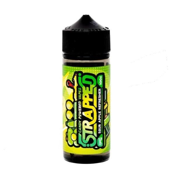 Sour Apple Refresher Shortfill E-Liquid by Strapped