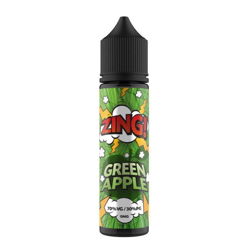 Green Apple Shortfill E-Liquid by Zing!